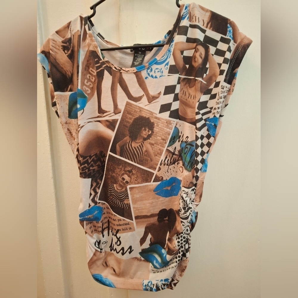 Trendy Graphic Print Women's Top